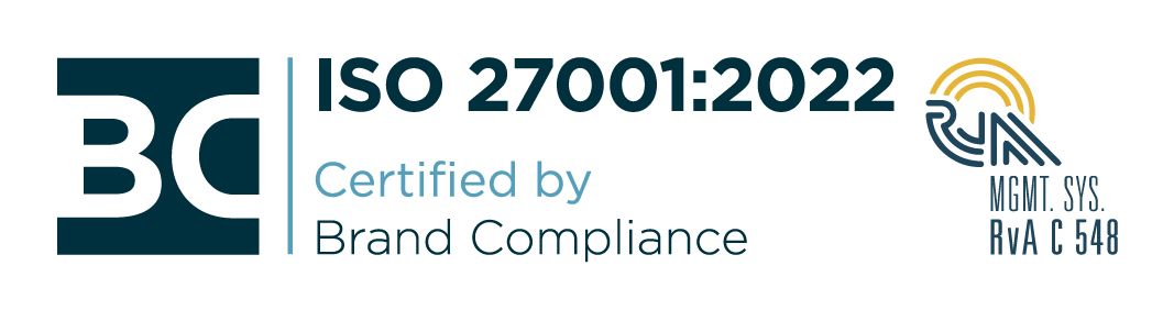 BC Certified logo ISO 27001:2022 for idloom